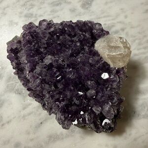 Amethyst Specimen with sugary calcite